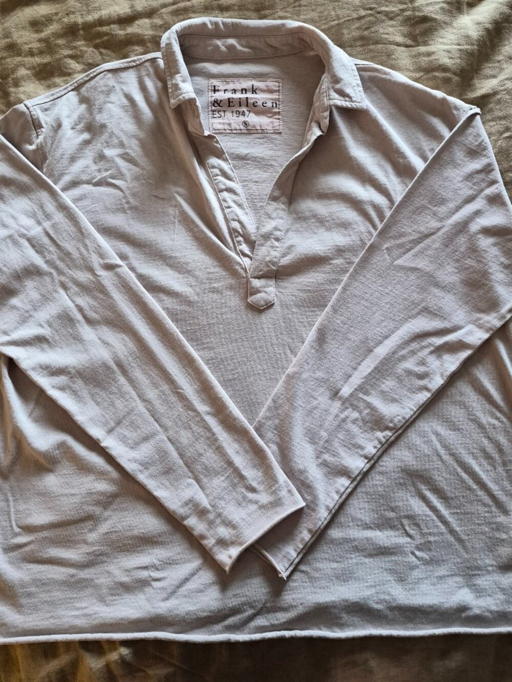 Frank and Eileen Patrick Cotton Popover Shirt Size S - Picture 4 of 7